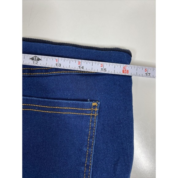 JNINI Fashion Maternity Adjustable Band Skinny Ankle Blue Jeggings Womens SZ XL - Picture 12 of 16